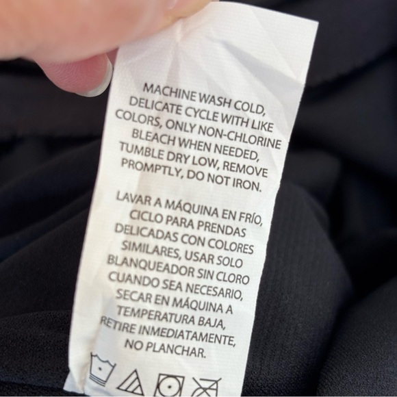 Eddie Bauer Ruched Shaping One Piece Swimsuit Bathing Suit Black Floral M NEW - Picture 14 of 14